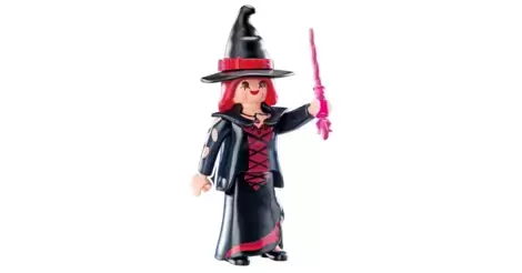 70370 Playmobil-Black Sorceress Series 18 Girls-Reconditioned Figures 