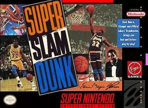 Jeux Super Nintendo - Magic Johnson\'s Super Slam Dunk