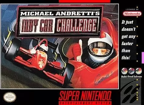 Super Famicom Games - Michael Andretti\'s Indy Car Challenge