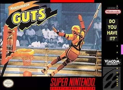 Super Famicom Games - Nickelodeon GUTS