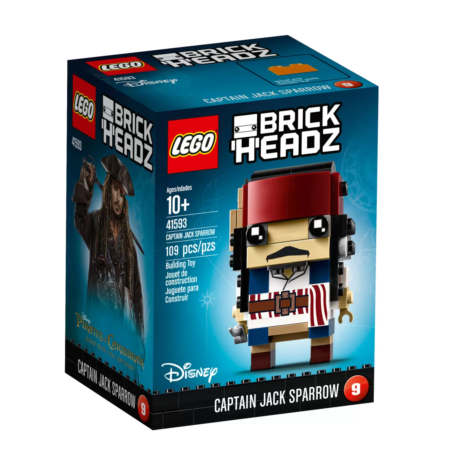 LEGO BrickHeadz - 09 - Captain Jack Sparrow