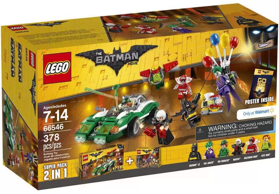 The LEGO Batman Movie Super Pack 2-in-1 - The LEGO Batman Movie set 66546