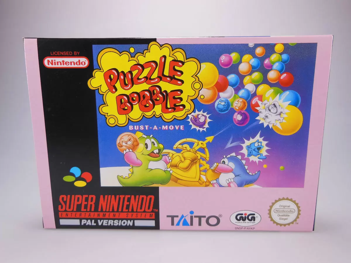 Super Famicom Games - Puzzle Bobble