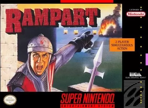 Super Famicom Games - Rampart