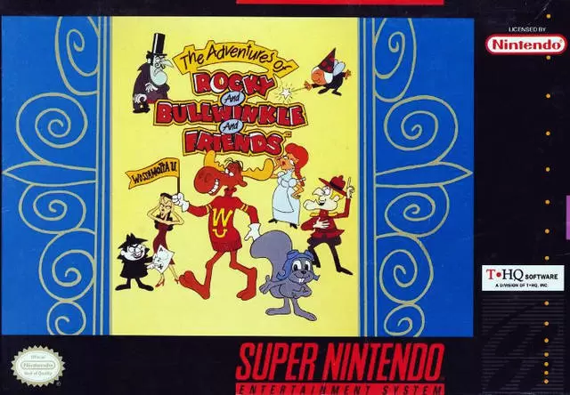 Super Famicom Games - Rocky & Bullwinkle