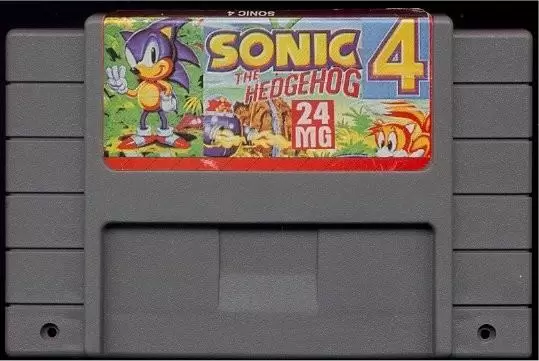 Super Famicom Games - Sonic the Hedgehog 4