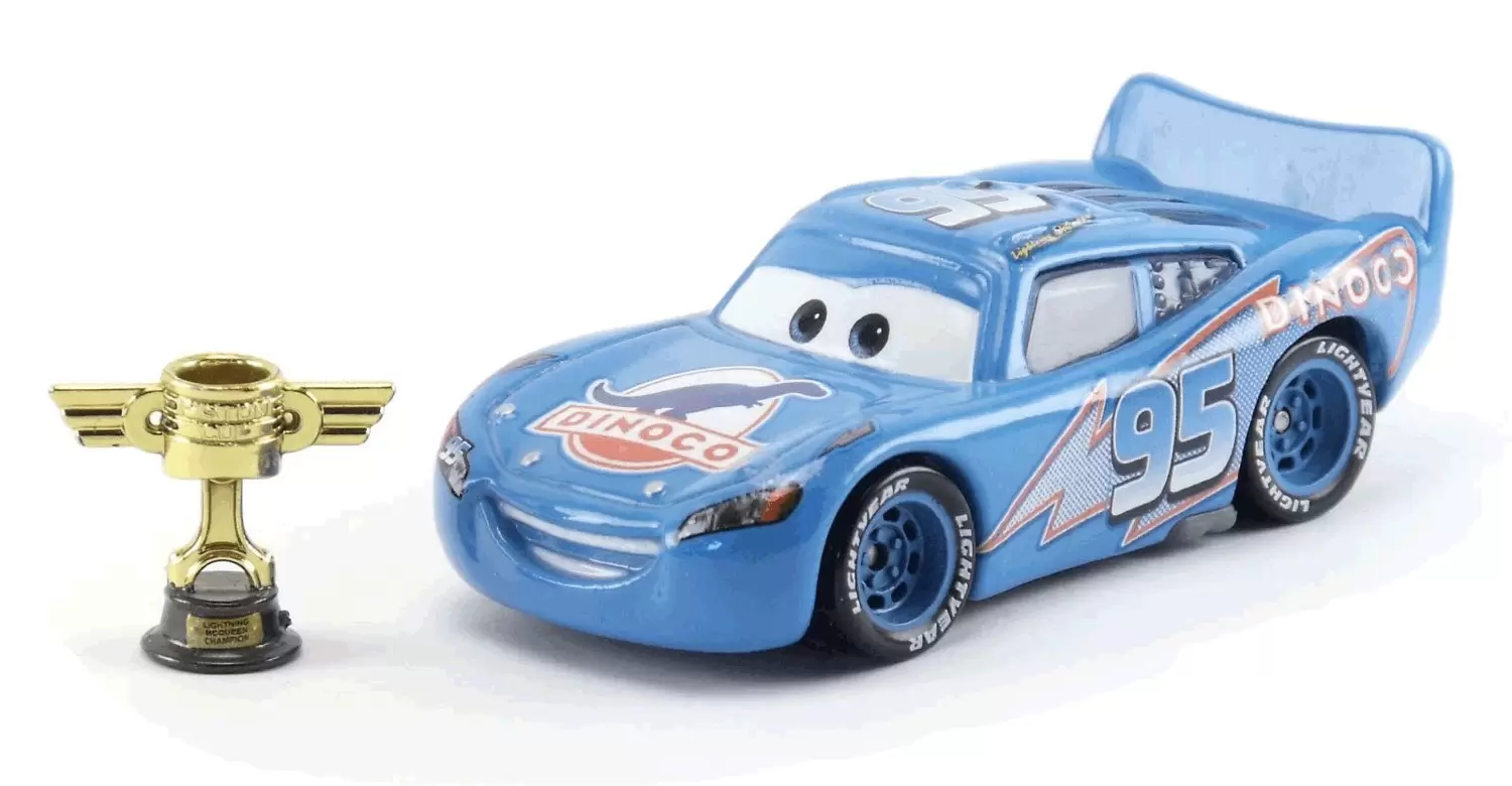 Cars 1 models - Dinoco McQueen with Piston Cup (Chase)