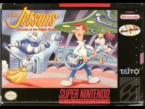 Super Famicom Games - The Jetson - Invason of the Planet Pirates
