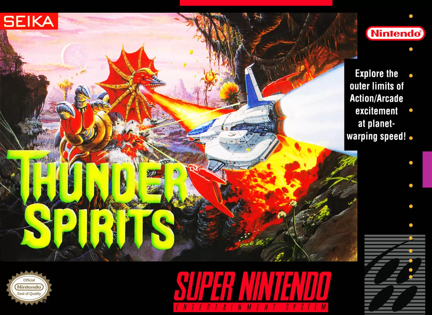 Super Famicom Games - Thunder Spirits
