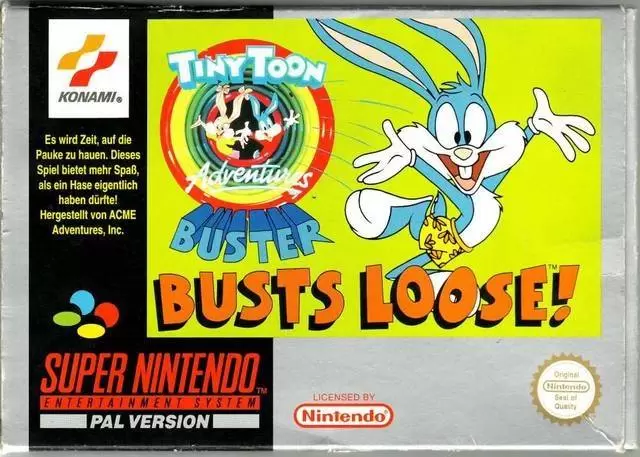 Super Famicom Games - Tiny Toon Adventures (Buster Busts Loose)