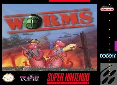 Super Famicom Games - Worms