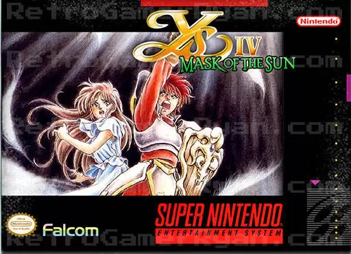 Super Famicom Games - Ys IV - Mask of the Sun