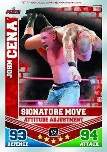 WWE - Slam Attax - Mayhem - Slam Attax Mayhem Card: Attitude Adjustment-John Cena
