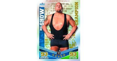 Carte Slam Attax Mayhem : Champion Big Show - WWE - Slam ...