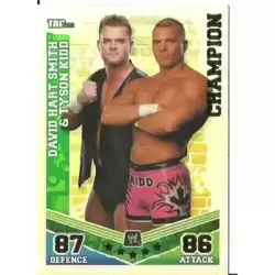 Slam Attax Mayhem Card: Champion David Hart & Tyson Kidd