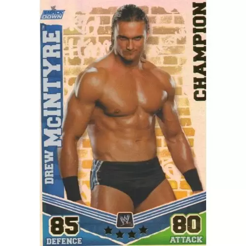 WWE - Slam Attax - Mayhem - Slam Attax Mayhem Card: Champion Drew Mcintyre