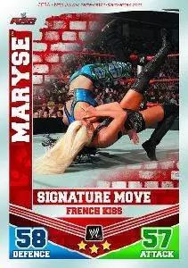WWE - Slam Attax - Mayhem - Slam Attax Mayhem Card: French Kiss-Maryse