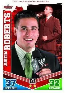 WWE - Slam Attax - Mayhem - Slam Attax Mayhem Card: Justin Roberts