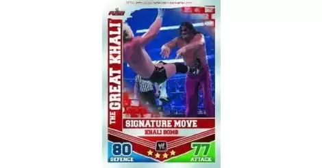  The Great Khali #22 Topps WWE Slam Attax Mayhem 