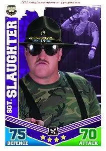 Slam Attax - Mayhem - Carte Slam Attax Mayhem : Sgt. Slaughter