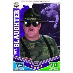 Slam Attax Mayhem Card: Sgt. Slaughter