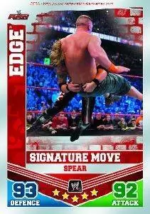 WWE - Slam Attax - Mayhem - Slam Attax Mayhem Card: Spear-Edge
