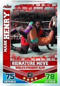 WWE - Slam Attax - Mayhem - Slam Attax Mayhem Card: World\'s Strongest Slam-Mark Henry