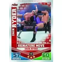 Slam Attax Mayhem Card: Zack Attax-Zack Ryder