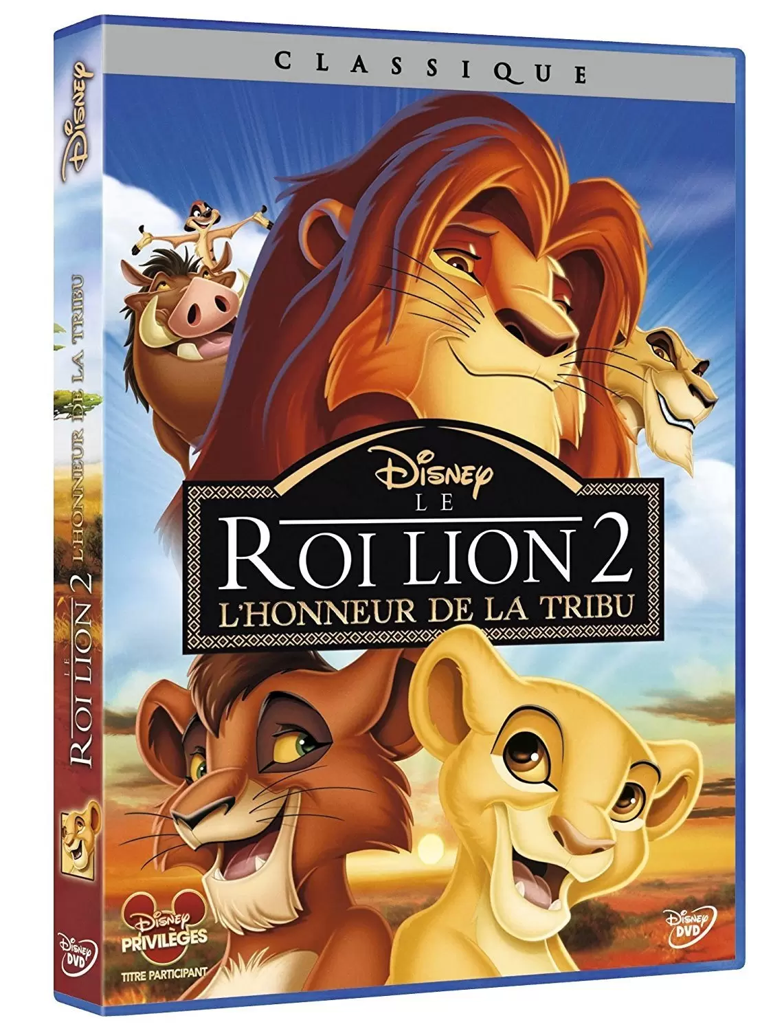 Les grands classiques de Disney en DVD - Le roi lion II - L\'honneur de la tribu (La fierté de Simba)