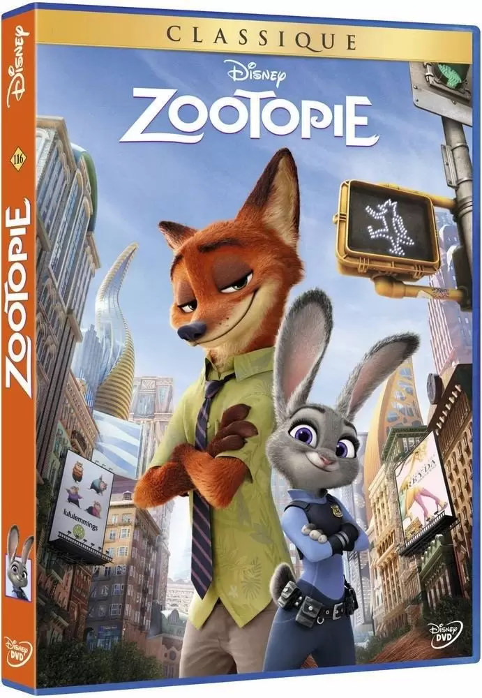 Les grands classiques de Disney en DVD - Zootopie