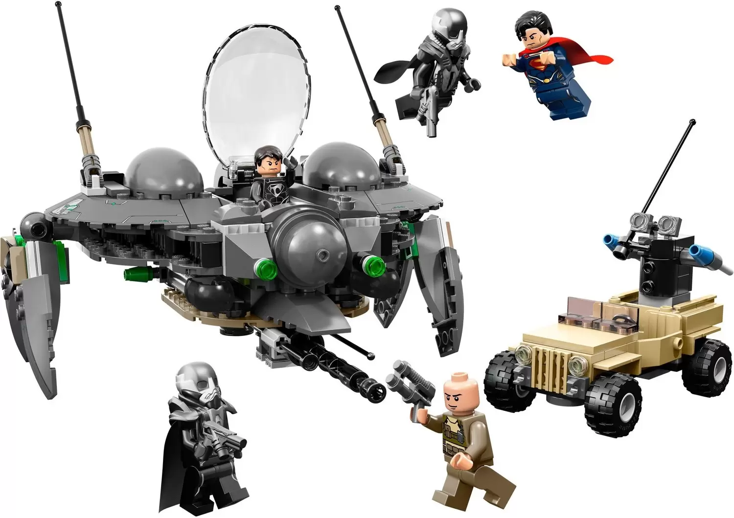 LEGO DC Comics Super Heroes Batman Minifigure - Batman Dark Gray