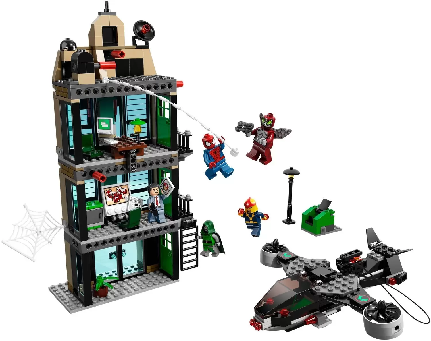 Spider-Man: Daily Bugle Showdown - LEGO MARVEL Super Heroes set 76005