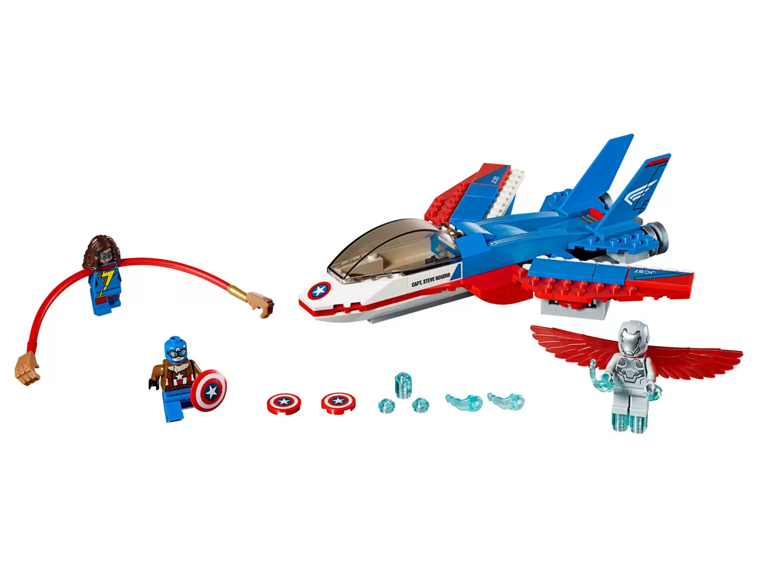LEGO MARVEL Super Heroes - Captain America Jet Pursuit