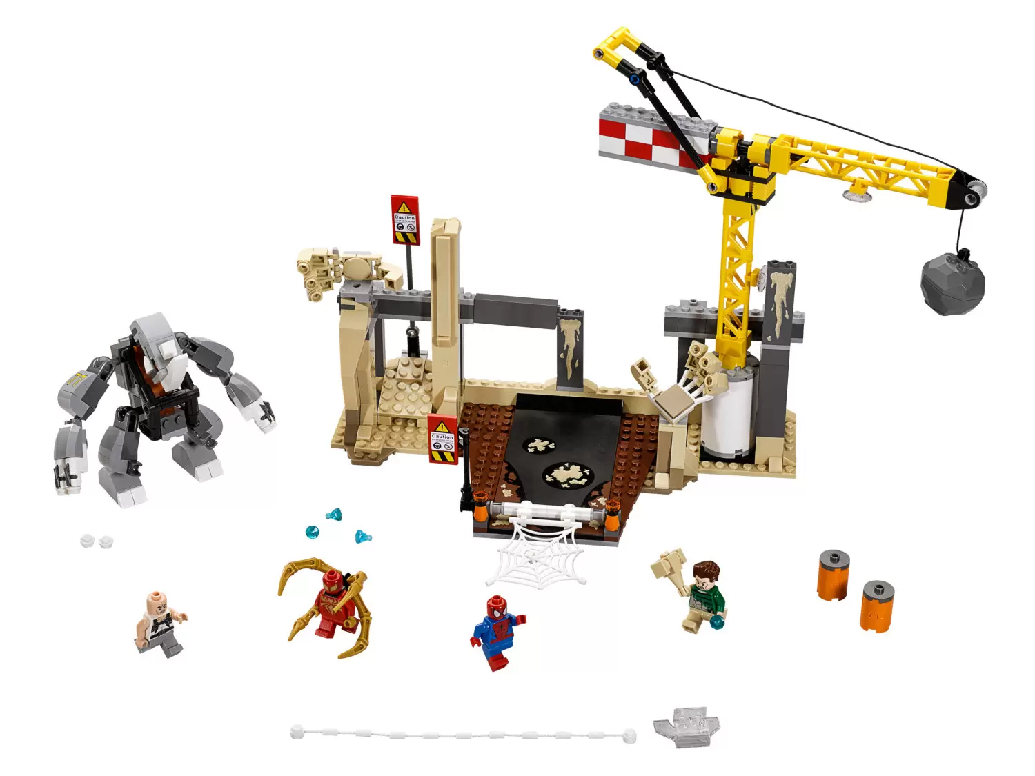 Rhino and Sandman Super Villain Team-up - LEGO MARVEL Super Heroes 76037