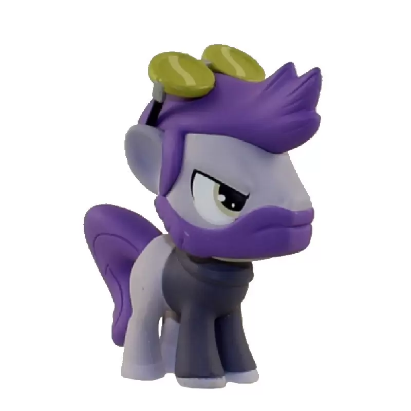 Mystery Minis My Little Pony - Série 4 - Power Ponies - Hench Pony Purple Hair