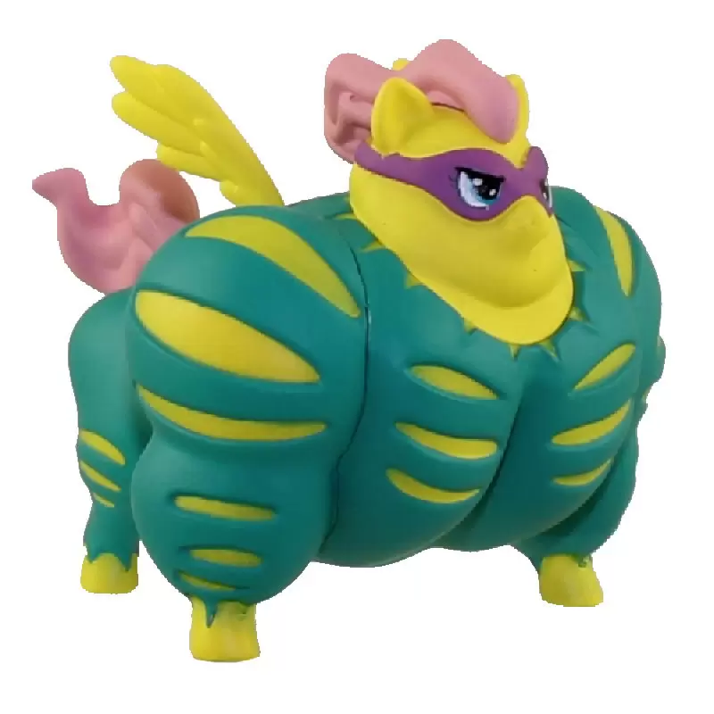 Mystery Minis My Little Pony - Série 4 - Power Ponies - Saddle Rager Bulked Up
