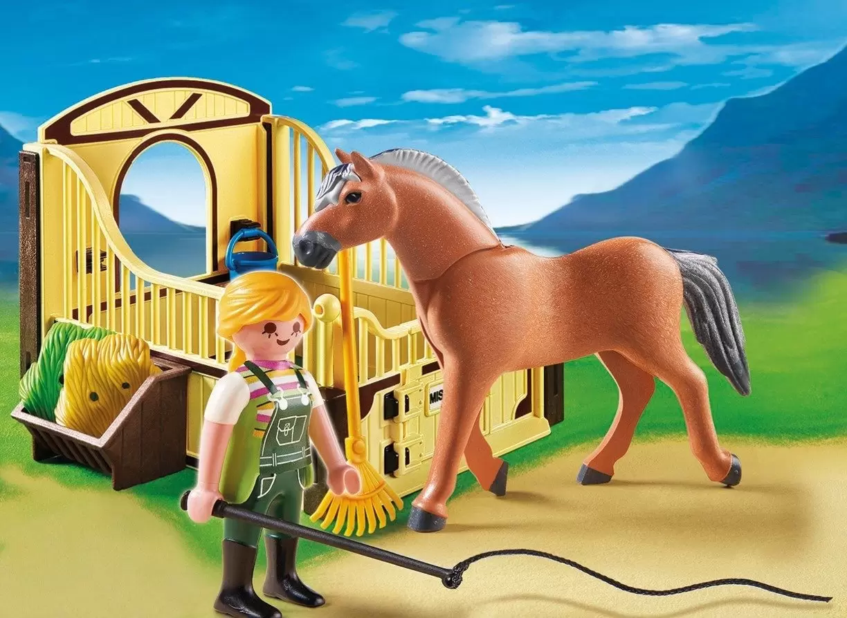Details about   PLAYMOBIL 5521 Flemenco Horse with Stall New sealed OOP 