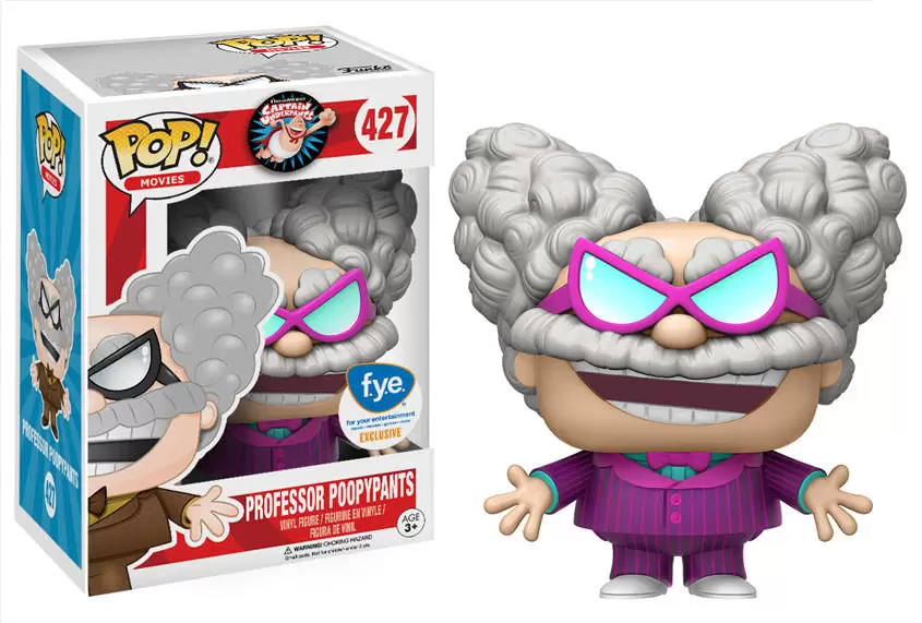 POP! Movies - Captain Underpants - Professor Poopypants Purple