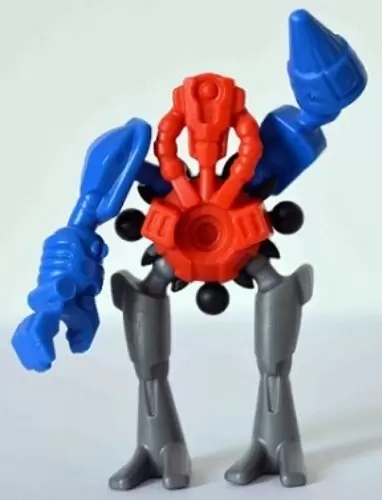 Infinimix Planet Jungle - Robots - Robot bleu, rouge et gris