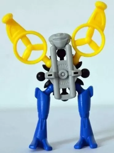 Infinimix Planet Jungle - Robots - Engin gris jaune et bleu