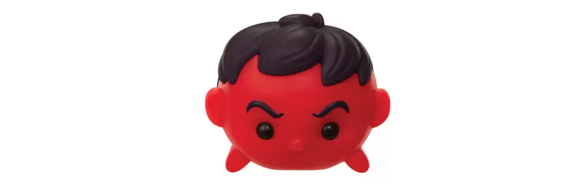 MARVEL Tsum Tsum Jakks - Hulk Red Small