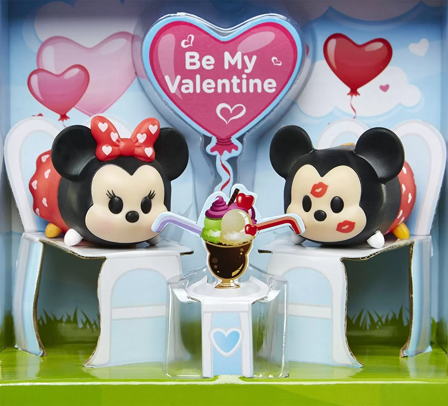 Tsum Tsum Jakks Pacific Exclusive And Sets - Valentine\'s Day Mickey and Minnie Tsweeties Gift Set