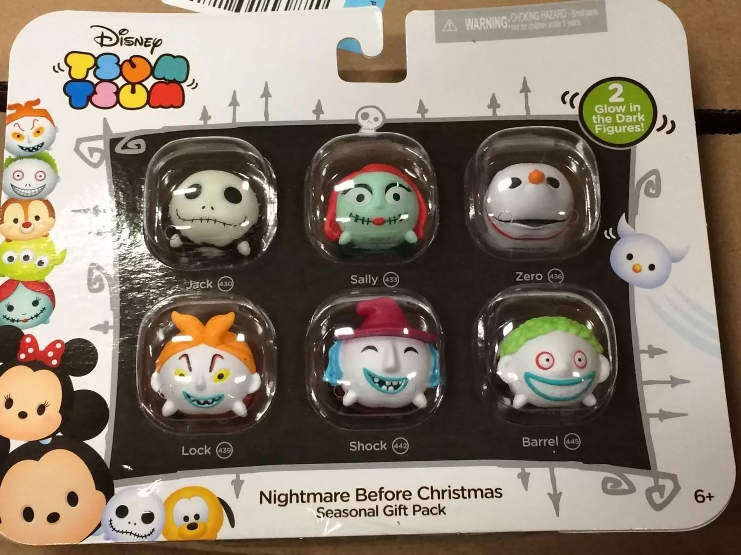 Tsum Tsum Jakks Pacific Exclusives And Sets - Walgreens Exclusive Nightmare Before Christmas Set 6 Pack