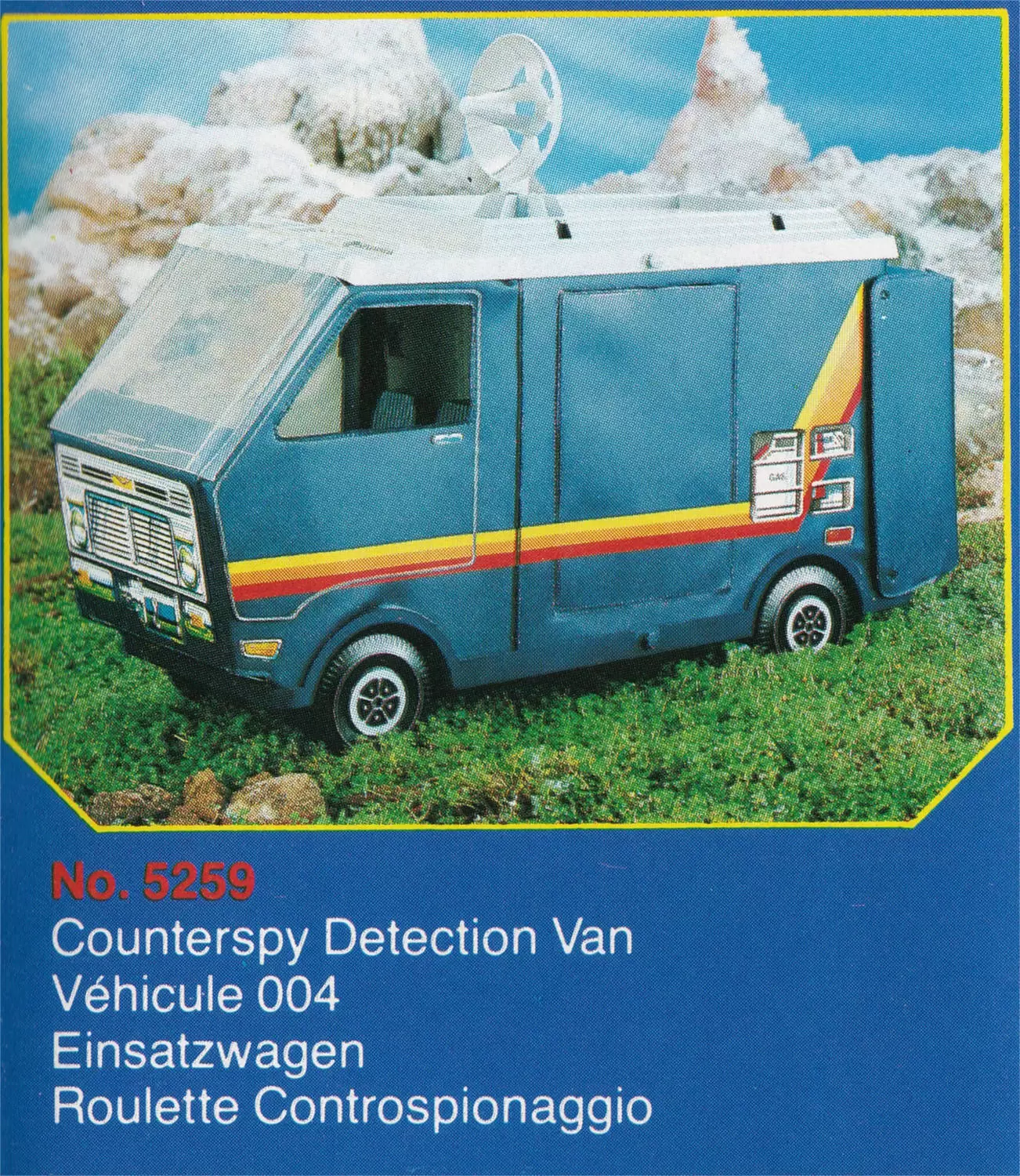 Big Jim Vehicles & accessories - Counterspy Detection Van