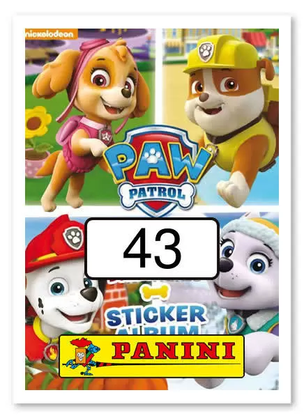 Paw Patrol - Sticker Panini n°43