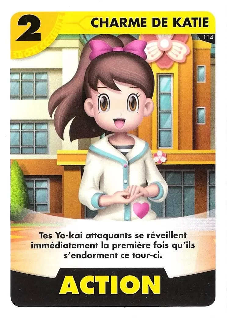 Cartes Yo-Kai Watch - Charme de Katie
