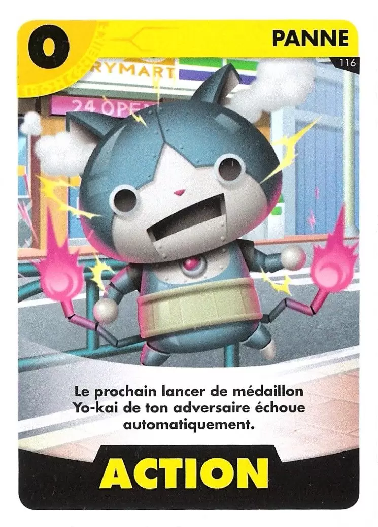 Cartes Yo-Kai Watch - Panne