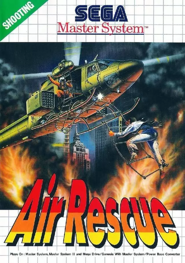 SEGA Master System Games - Air Rescue