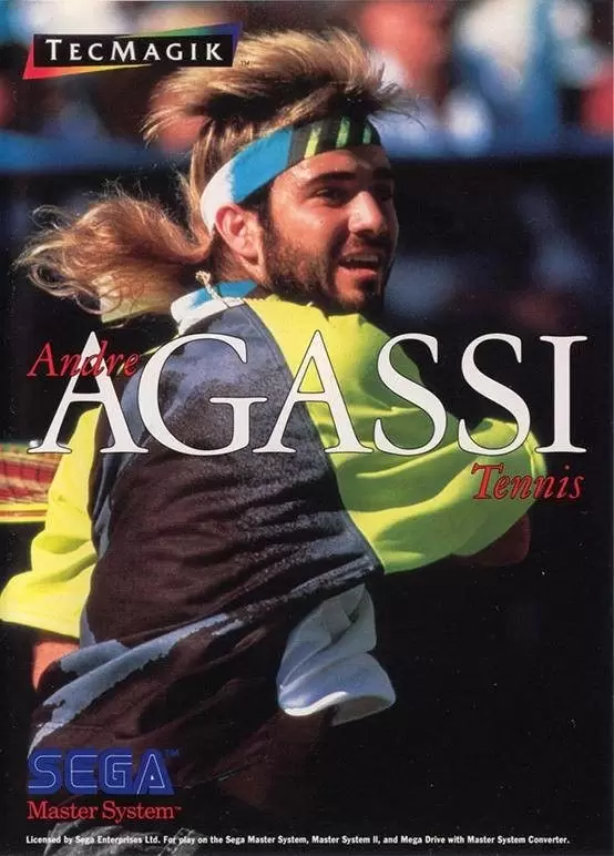 Jeux SEGA Master System - Andre Agassi Tennis