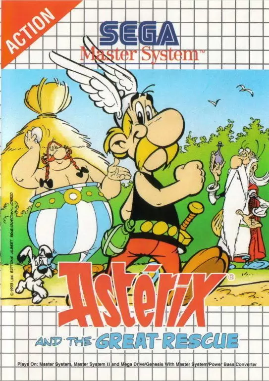 SEGA Master System Games - Asterix and the Great Rescue